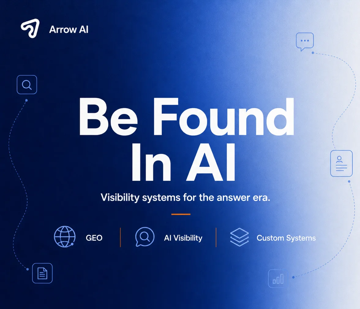 Arrow AI answer engine optimization versus SEO cover