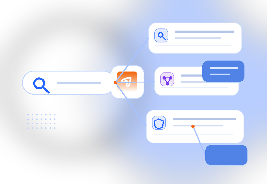 Arrow AI GEO illustration for AI search visibility and answer engine optimization