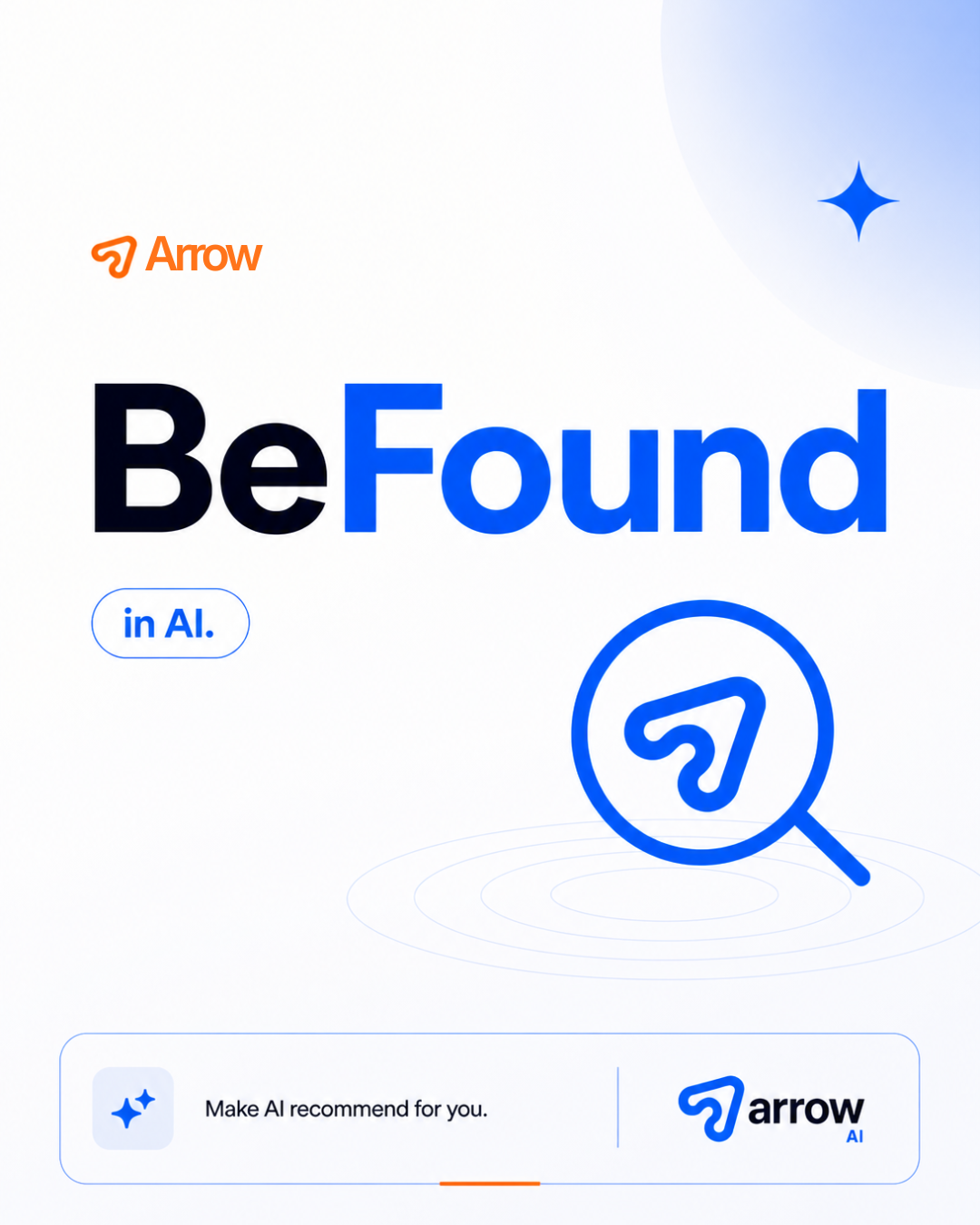 Arrow AI social media post example