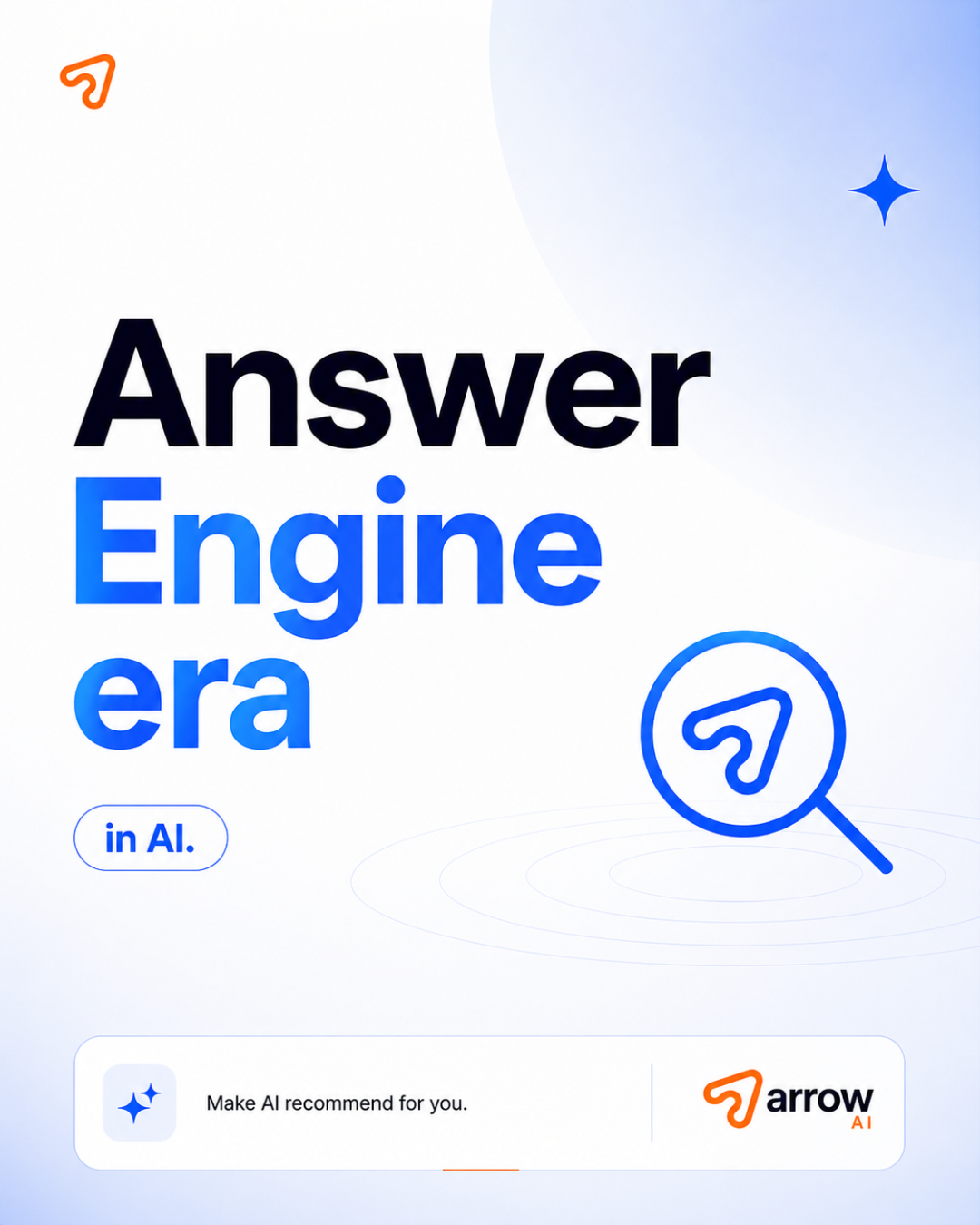 Arrow AI social media post example