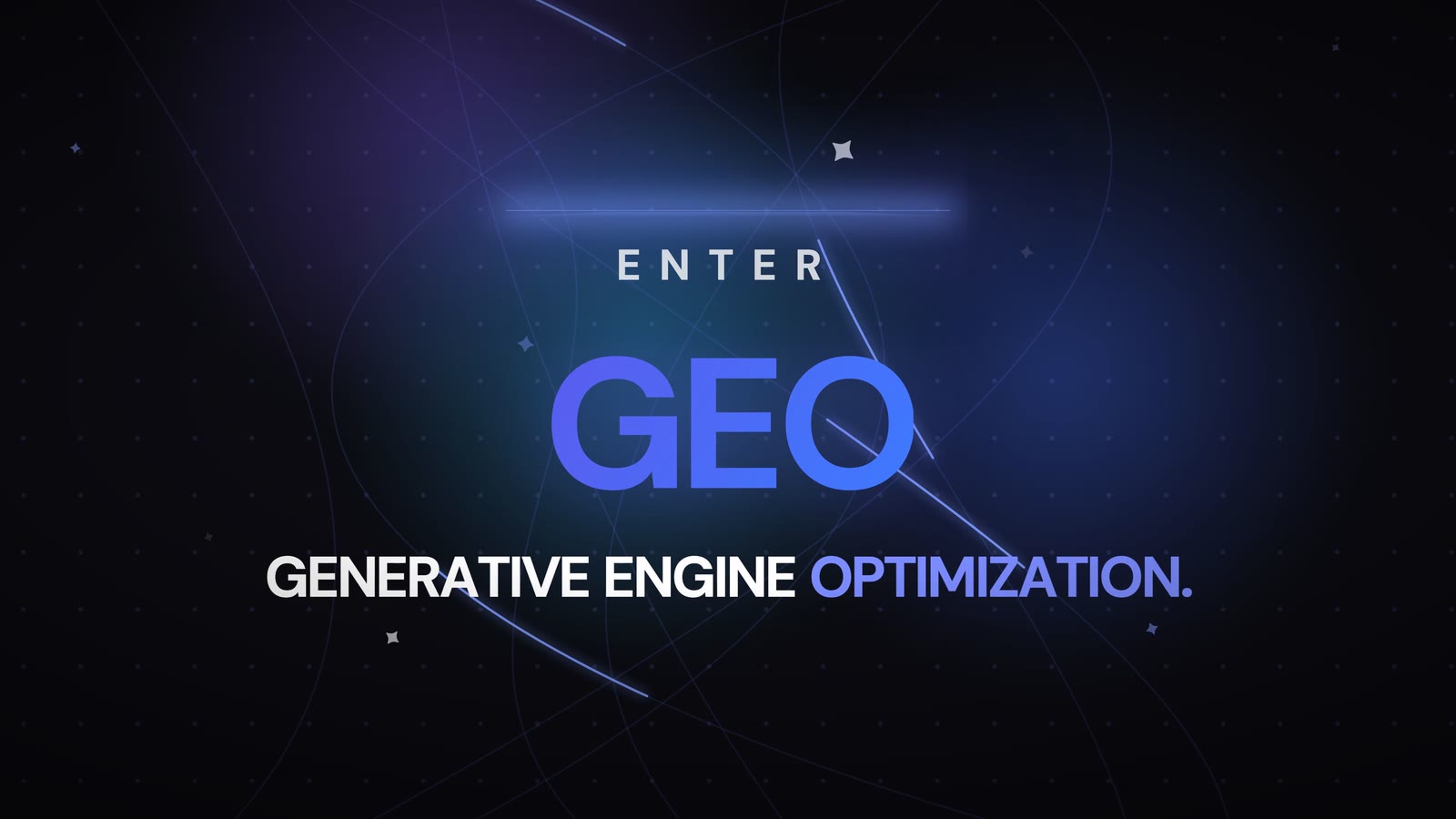 SEO ranked you. GEO gets you answered.