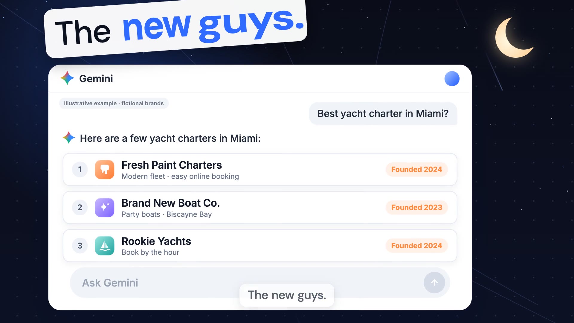 Would AI recommend your yacht charter? A 45-second Arrow AI film